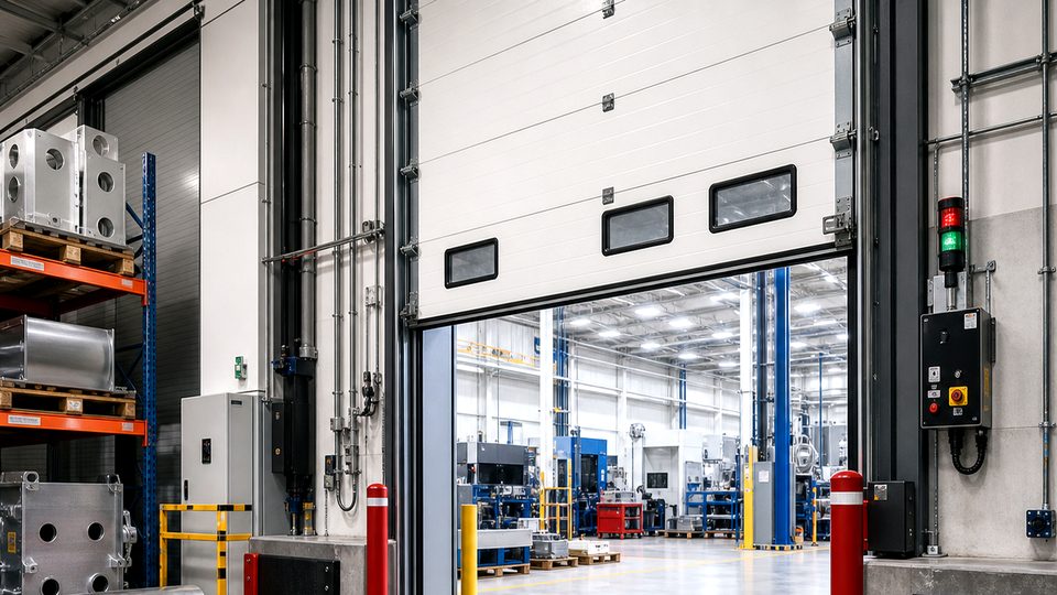 How site layout can increase loading bay damage - loading bay and industrial door support image