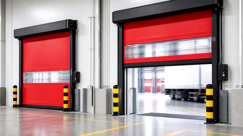 How temporary loading bay support protects busy operations - loading bay and industrial door support image