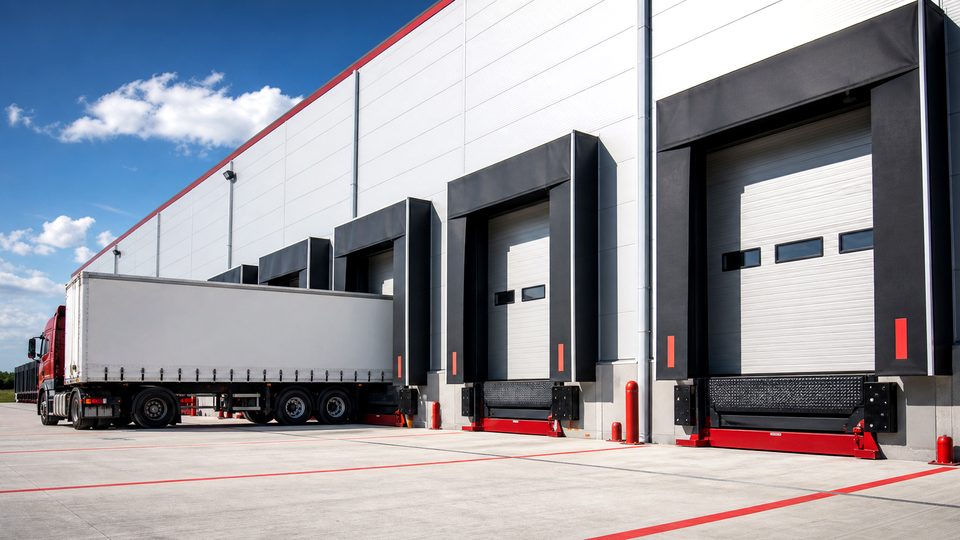 How vehicle types can decide the right loading bay setup - loading bay and industrial door support image